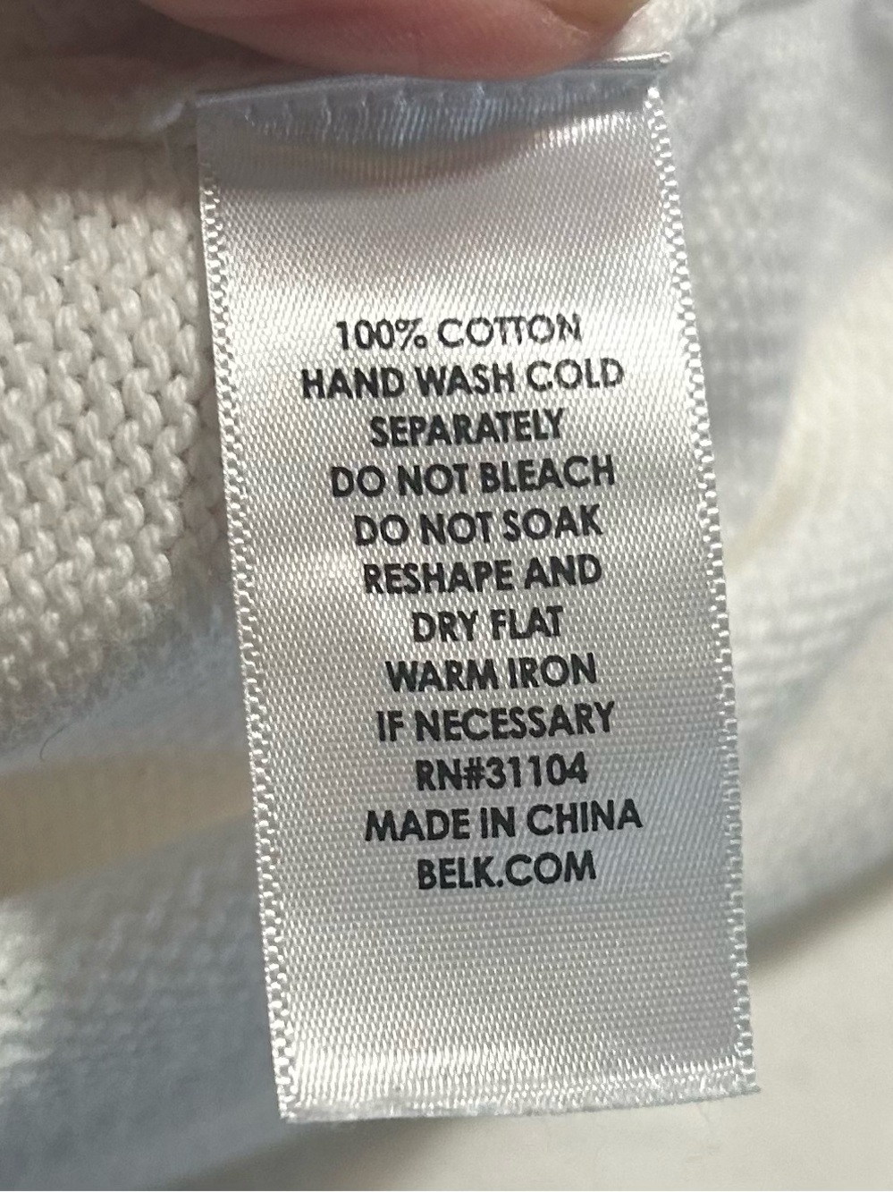 Kim Rogers White Cotton Turtleneck Sweater XL Classic Minimalist Cozy - Picture 7 of 7
